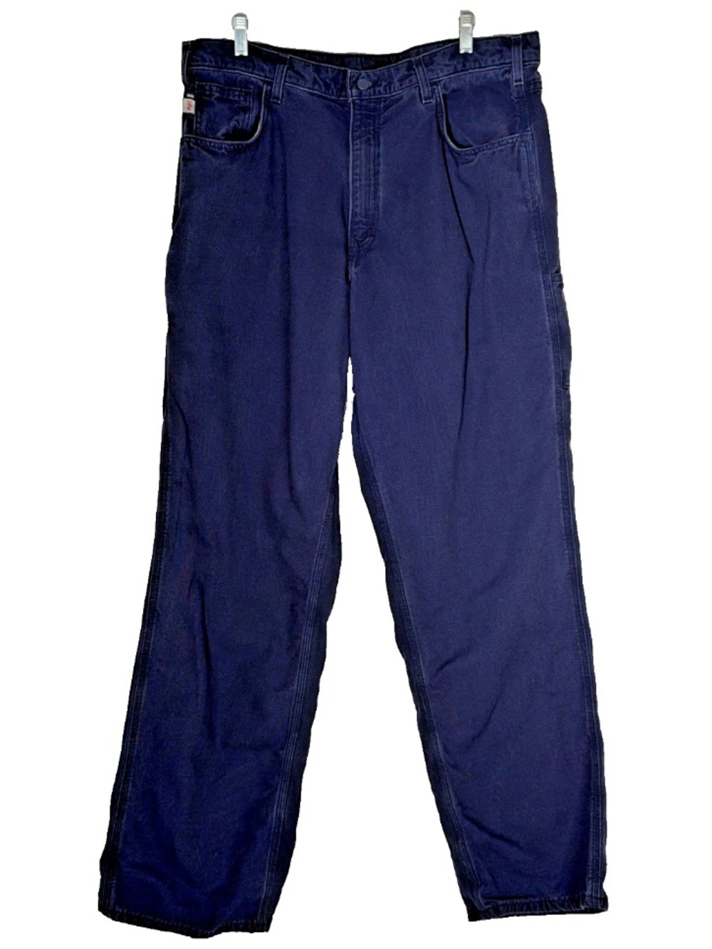 Carhartt FR Flame Resistant Cargo Pants Men 38x34 Navy Blue FRB159-DNY CAT 2